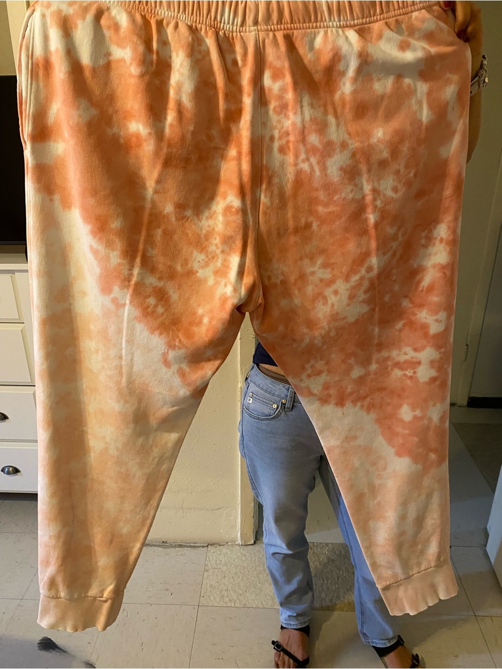 Champion Women’s Pink and White Tie-Dye Joggers - Picture 3 of 3